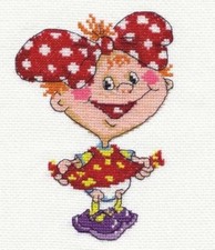 "Beauty" Unprinted Counted Funny Needlework Cross Stitch Kit 26-04