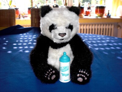 FurReal Friends Luv Cubs Panda Bär schwarz weiß - 2004 Hasbro 73901 - interaktiv