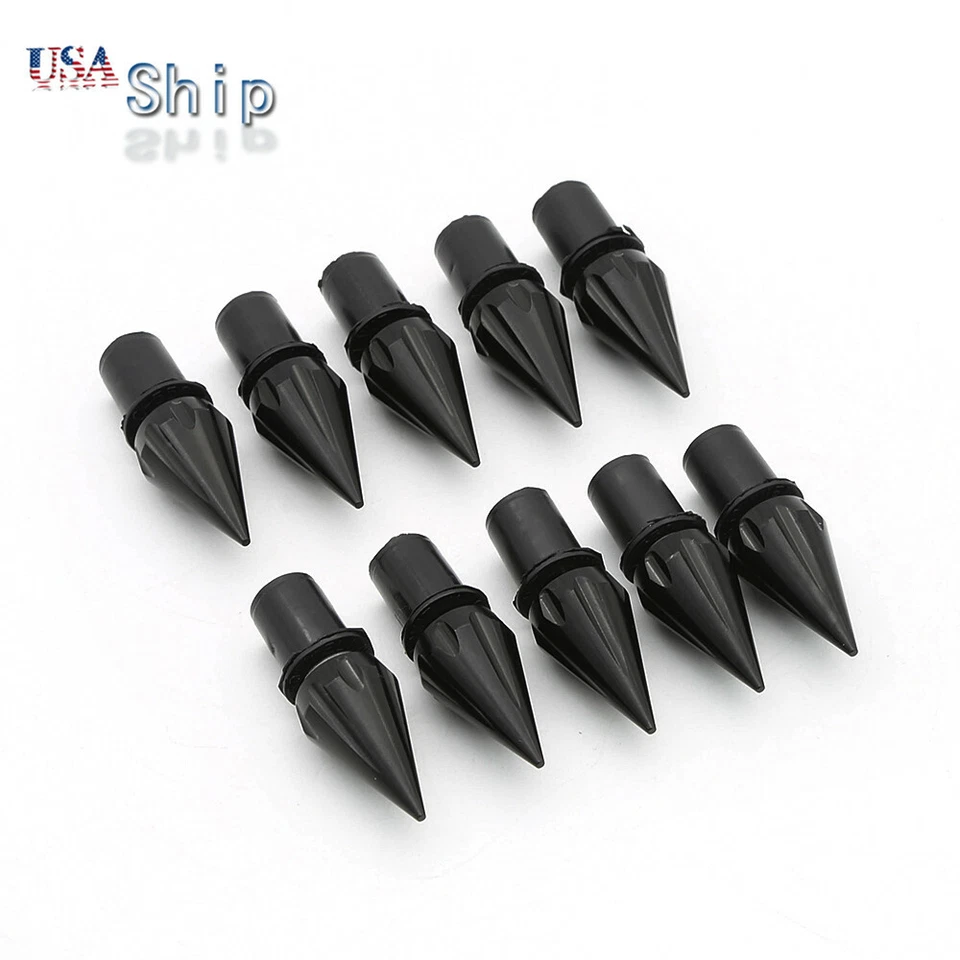 CNC Black Windscreen Windshield Bolts Screw For Motorcycle Racing 10PCS Aluminum - Image 4 of 4