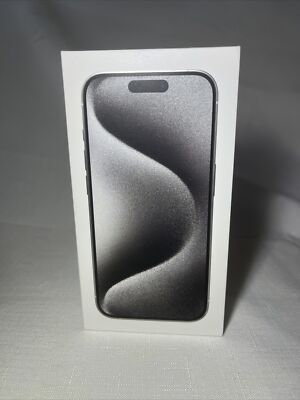 Apple iPhone 15 PRO White Titanium 256 GB BOX ONLY | eBay