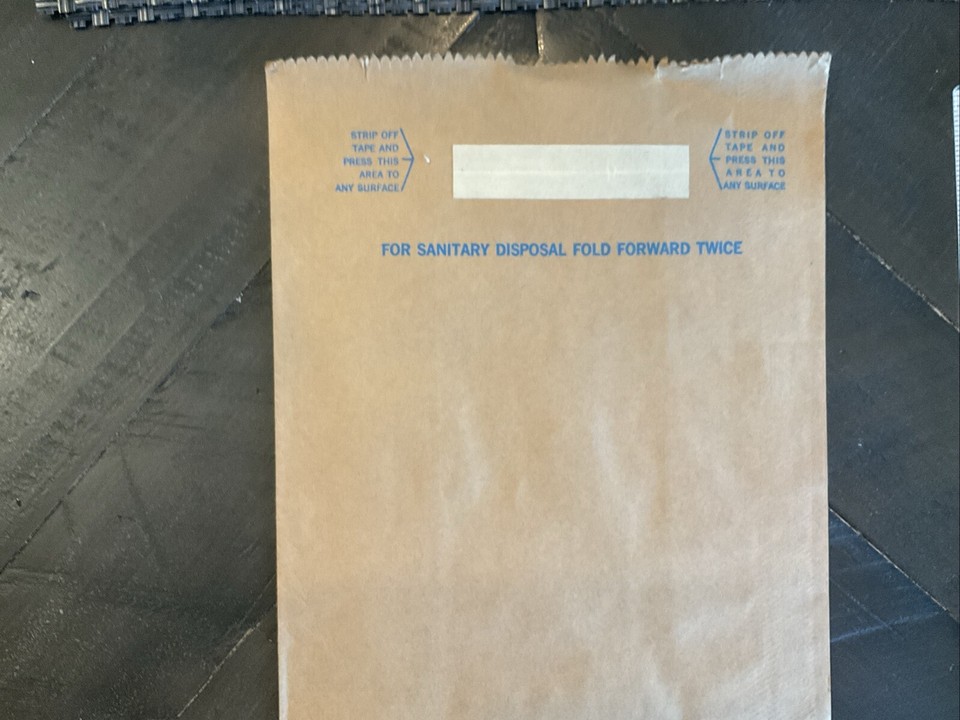 VTG C&O RR / B&O RR Passenger Train Chessie Trash Bag “For A Clean Car