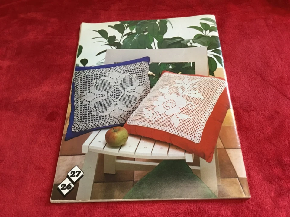 Magic Crochet Magazine - Aug 1983 - No. 26 - Turkish Delight Chair Set, Doilies - Image 2 of 4