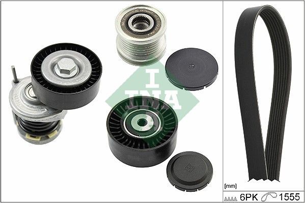 INA Keilrippenriemensatz FüR VW Amarok,Multivan T5 T6,TRANSPORTER T6 T5-image