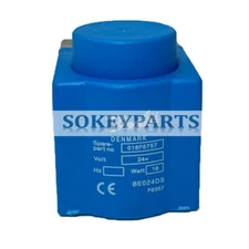 1pc New Danfoss 018F6757 24V Solenoid Coil
