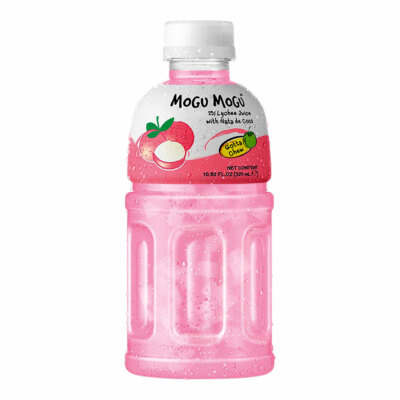 6 x 320ml Mogu Mogu Litschi Drink mit Nata de Coco incl. 1,5 Euro Mehrwegpfand
