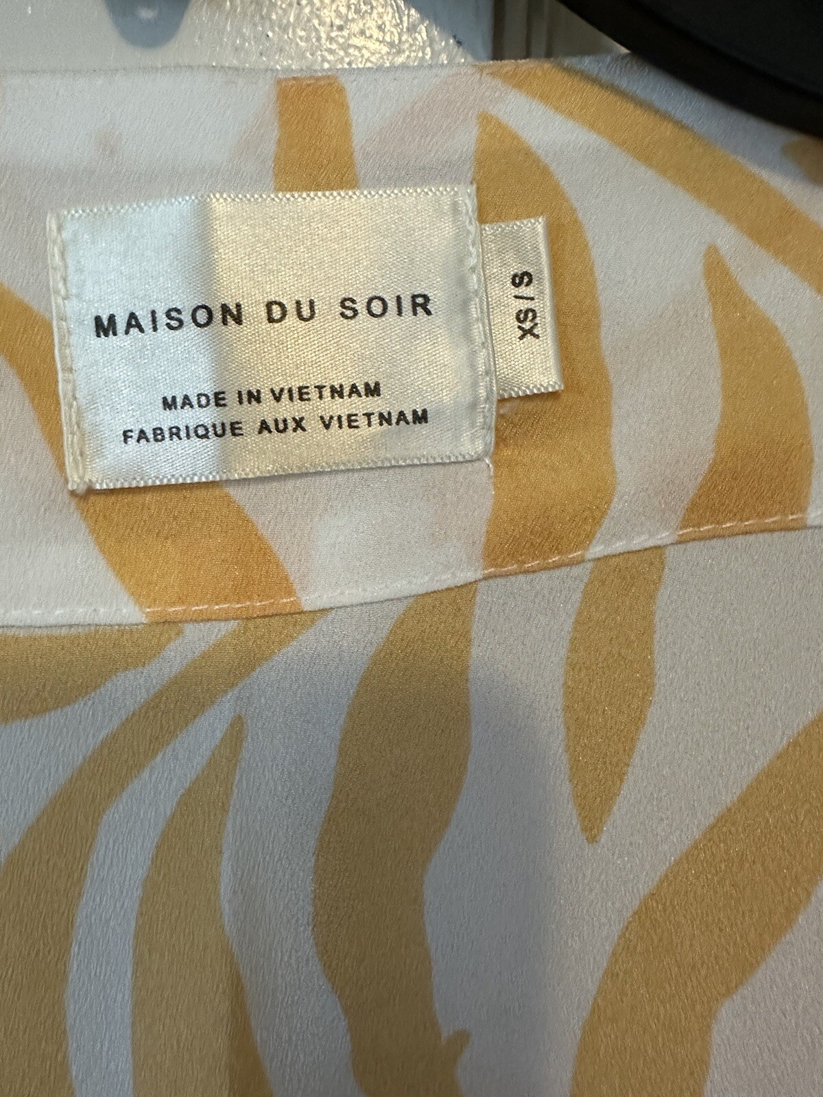 Maison Du Soir XS/S Kimono Luxe Robe Magnolia Pal… - image 3
