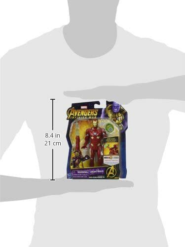 Iron Man Marvel Avengers Infinity War Figure with Infinity Stone Weapon Gift Toy