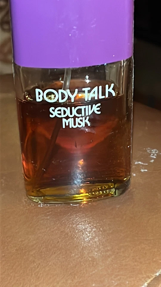 Perfume Prestige Body Talk Seductive Musk De Colección Raro 1 Fl Oz 75% Foto 3 de 4