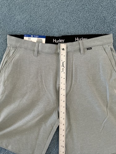 HURLEY Green Water Repellent Lightweight Hybrid Walk Shorts Size 36 NWT Men - Picture 4 of 4
