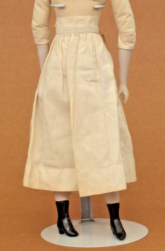 SHACKMAN 18 IN BISQUE DOLL HANDMADE DRESS VTG SEED BEADS SATIN & CREPE - Picture 12 of 18