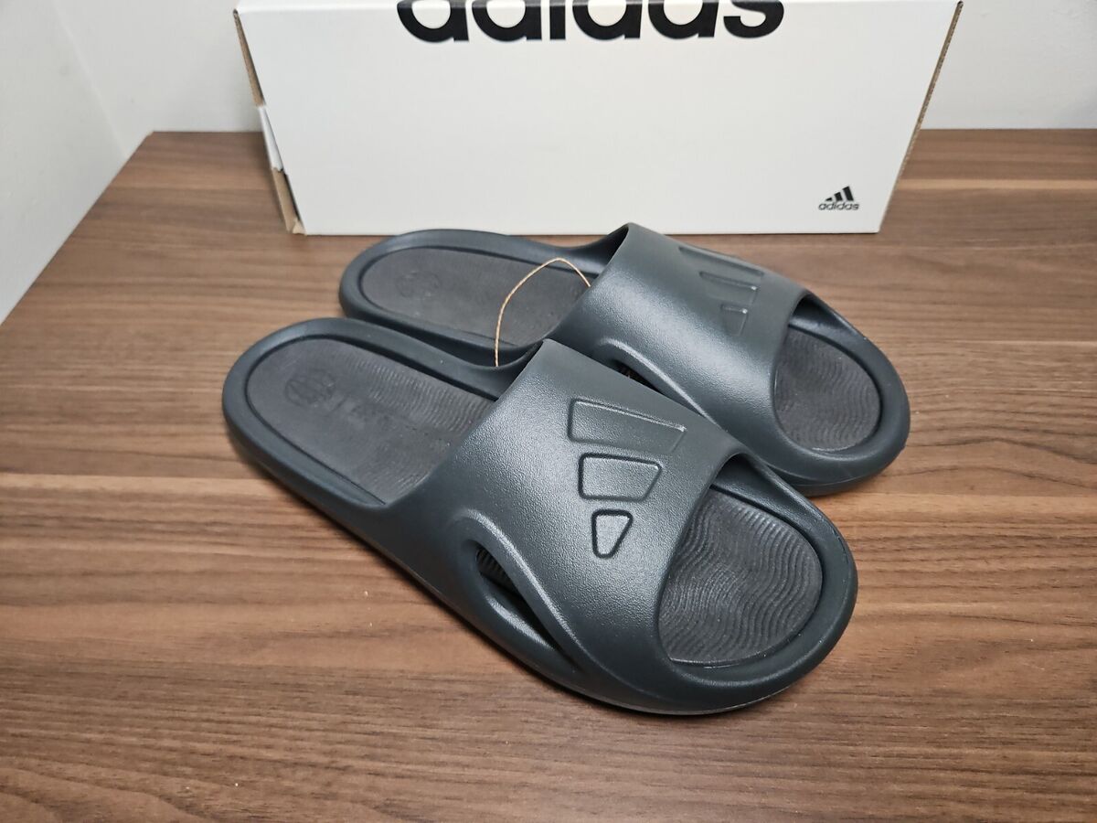 ADIDAS Adicane Slide Sandals Men's Unisex Size M9/W10 Grey ADIDAS Adicane Slide Sandals Men's Unisex Size M9/W10 Grey