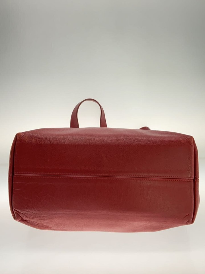 COACH Red All Leather Tote Bag eBay