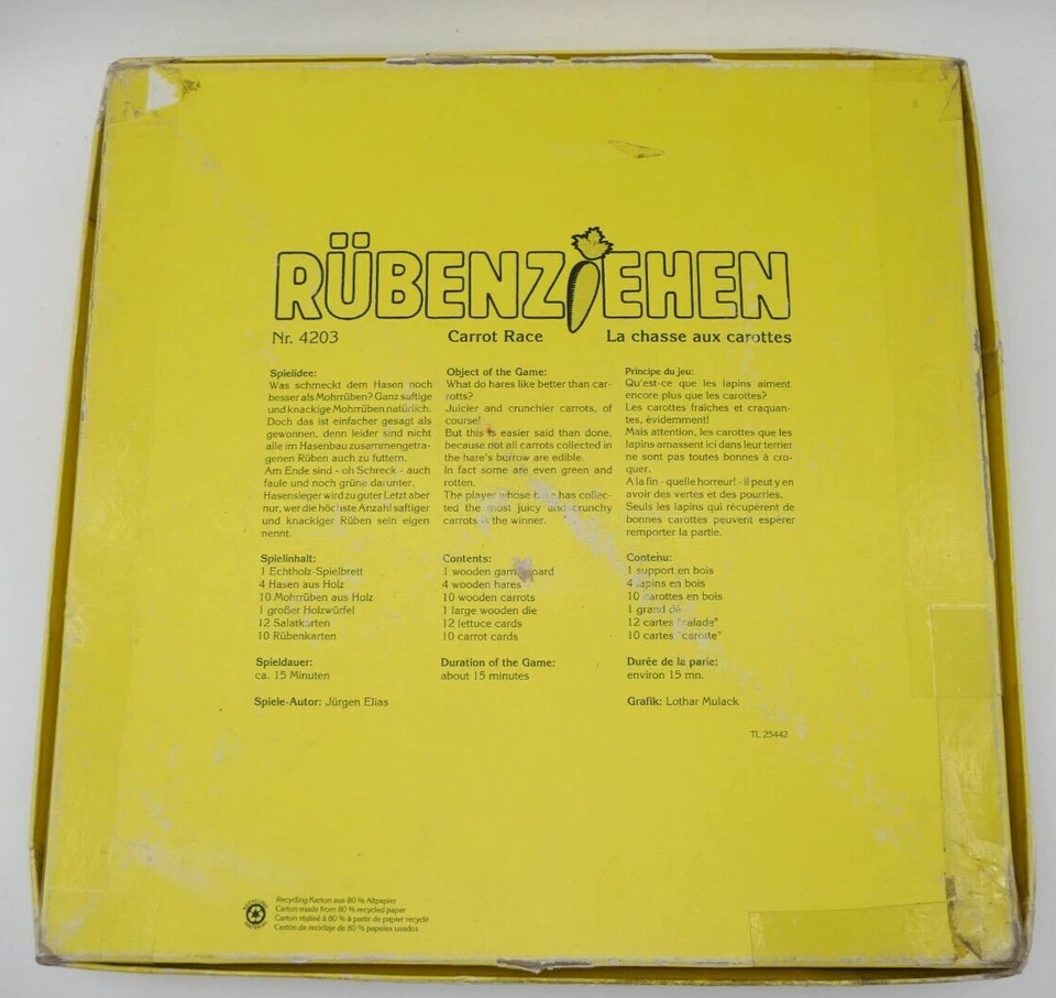 RÜBENZIEHEN HABA 4203 Brettspiel Gesellschaftsspiel komplett - Bild 2 von 4