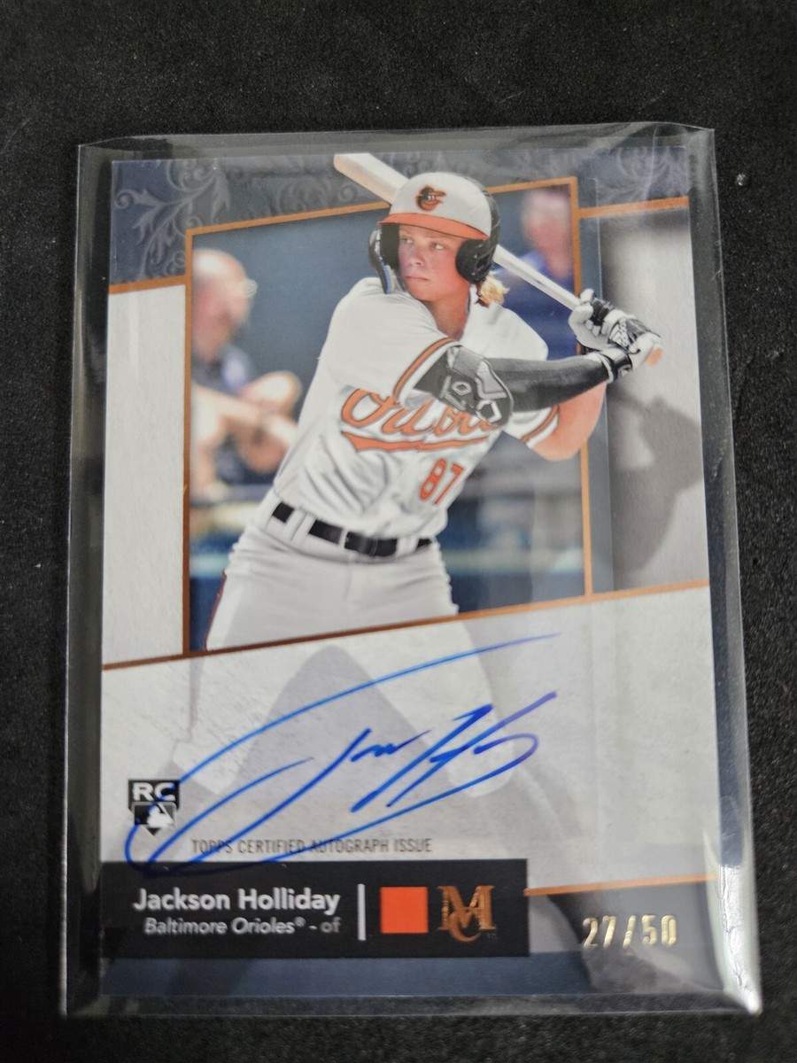 2024 Topps Museum Collection Jackson Holliday AUTO Archival 2024 Topps Museum Collection Jackson Holliday AUTO Archival