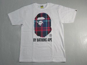 bape checkered tee