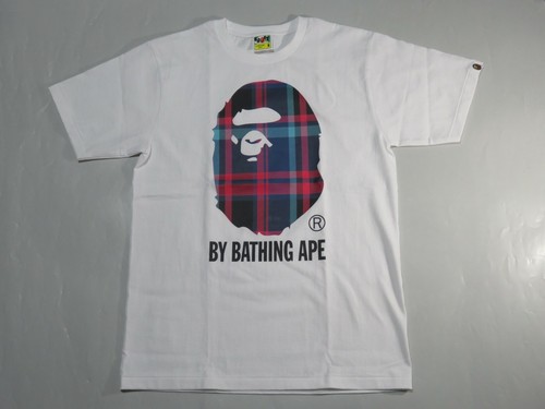 bape check bapesta tee
