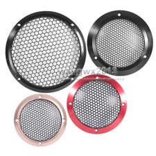 1pcs 3"/3.5"/4"/6.5" inch Speaker Grill Cover Decorative Circle Full Metal Mesh