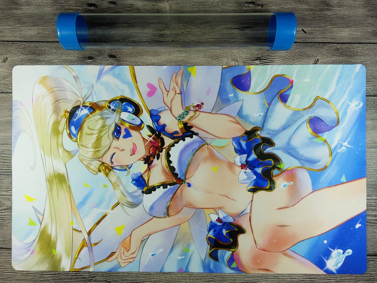 Yu-Gi-Oh! Ccg tcg playmat trickstar holly anjo anime negociação