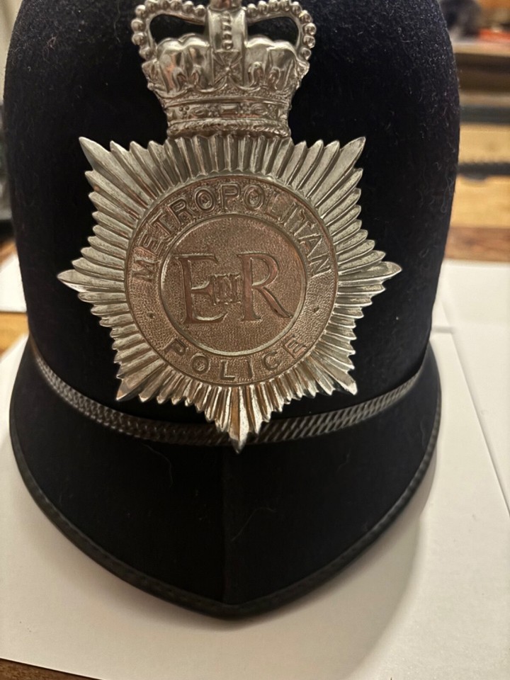 Metropolitan police hat London 1970s eBay