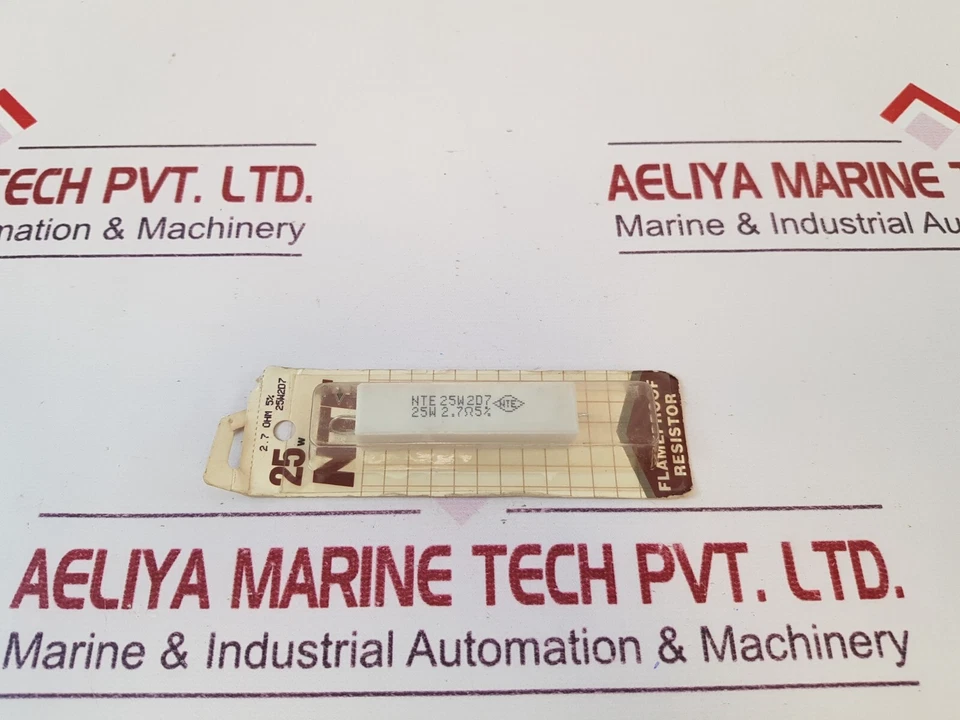 Lot De 5X NTE 25W2D7 Flameproof Résistance 25W 2.7ohm 7 68249 11302 7 - Image 2 of 4