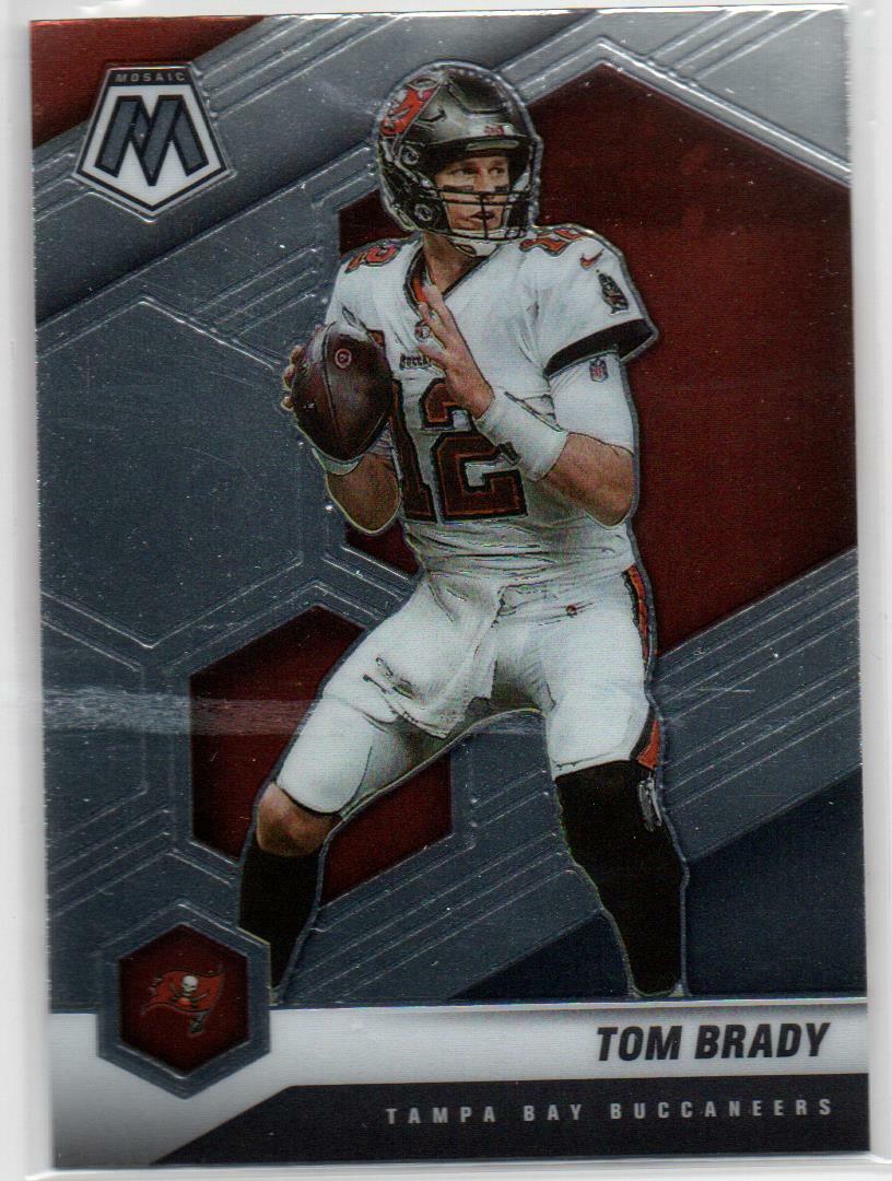 ☺︎tomo☺︎ 2021 Panini Mosaic #186 Tom Brady TAMPA BAY BUCCANEERS Base