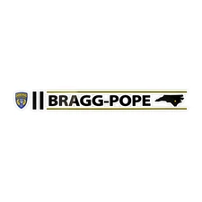 Bragg-Pope ABN Window Strip Bumper Sticker Military Vinyl Soldier Decal 5"