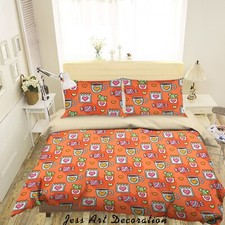 3D Valentine's Day Candy Pattern Quilt Cover Set Bedding Sets Pillowcases Queen