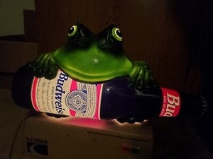 Budweiser Frog Sign | eBay