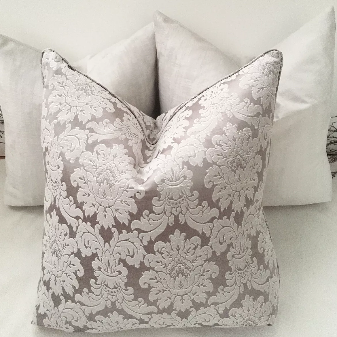 Grey and best sale white scatter cushions