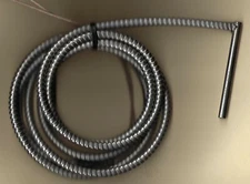 Fast Heat Cartridge Heater 1/2" Dia X 6" Long 1000W 208-240V 72" SS Conduit