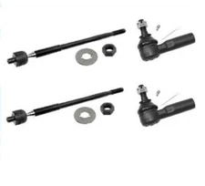 Fits 2003-2006 Toyota MATRIX All Wheel Drive Inner & Outer Tie Rod Ends 4pc