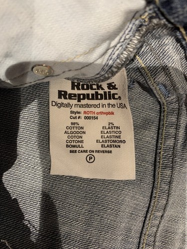 Rare Rock \u0026 Republic Roth jeans w 