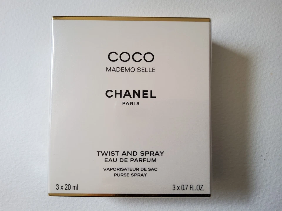 CHANEL COCO Mademoiselle Eau de Parfum 3 x 20ml (=60ml) Twist Zerstäuber+Refill