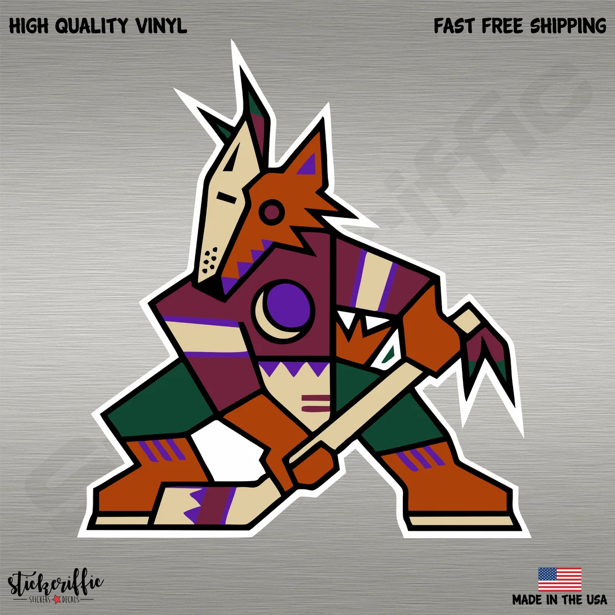 Arizona Coyotes NHL Hockey Color Logo Sports Decal Sticker-Free Shipping |  eBay