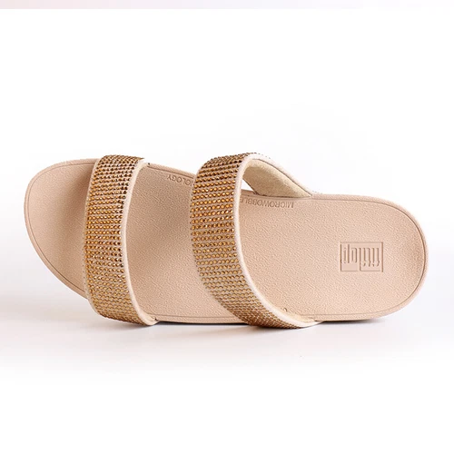 Fitflop Mujer Sandalias Brillantes Mules Playa Plataforma Zapatos Cuero Verano Zapatillas/! - Imagen 11 de 37
