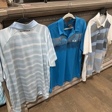 Oakley Performance Short Sleeve Polo Shirts Lot 3 Golf Professional XL