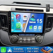 4+64GB DAB+ Für Toyota RAV4 2013-18 Android15 Autoradio Navi Carplay WiFi GPS BT
