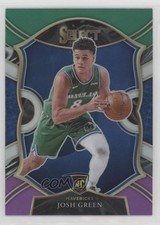 2020-21 Panini Select Concourse Green White Purple Prizm Josh Green #78 0c2
