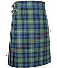Gordon Ancient Tartan kilt - 16oz Acrylic Wool, Men's Custom Made 8 Yard kilts