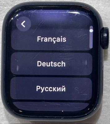 Apple Watch Series 7 41mm Aluminum Case and Black Sport Band, 87% Battery Life