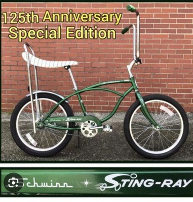2020 Schwinn Stingray 125th Anniversary Edition Blue Original Box Bicycle Bike