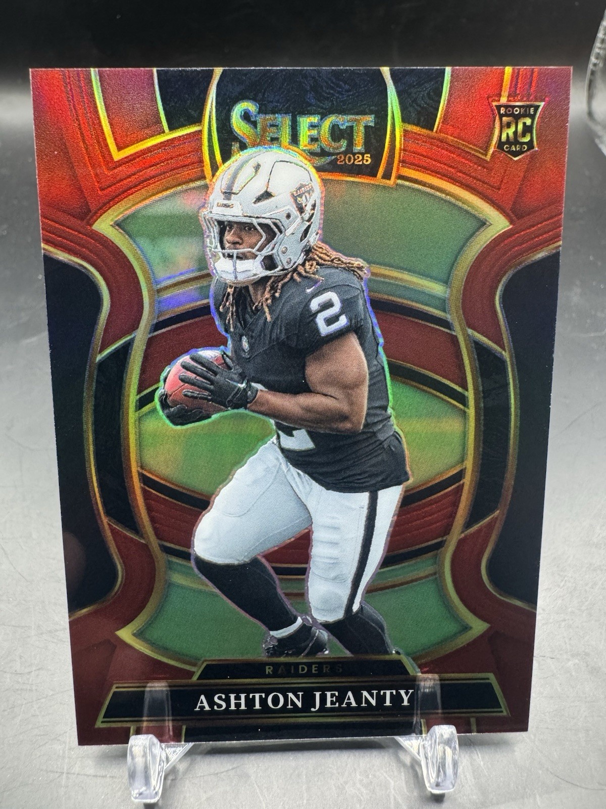 Ashton Jeanty 2025 Select NFL RC Maroon 124/149 Concourse Rookie #4 Raiders