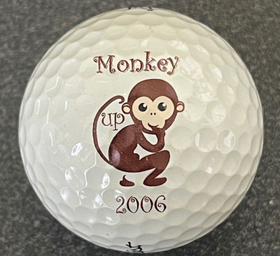 Monkey Up 2006 Logo Golf Ball (BG-11-AS) Collectible Ball - 1ct (one)