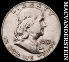 1961-D Franklin Half Dollar- Silver Better Date No Reserve #i3546