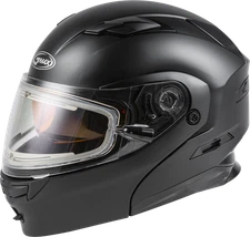 GMAX M4010077-ECE MD-01S MODULAR SNOW HELMET W/ELECTRIC SHIELD MATTE BLACK XL