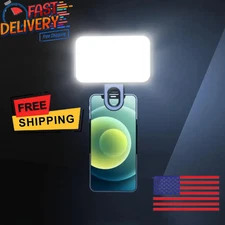Selfie Light LED Ring Clip Camera Rechargeable Flash Light For Phone & Tablets