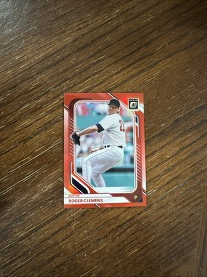 Panini 2026 Donruss Optic Baseball Roger Clemens Red Foil Prizm #57 18/99