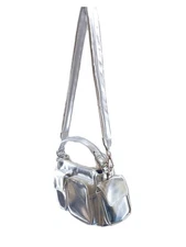 GIDEAL. Shoulder bag -- Silver Plain from Japan