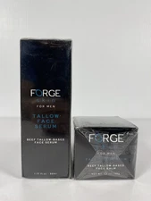 FORGE Skin for Men Set – Anti-Aging Tallow Face Serum + Face Tallow Balm