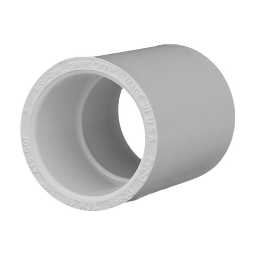 3/4 Inch PVC Schedule 40 Hose Pipe Fittings 10 Pack for Water Use